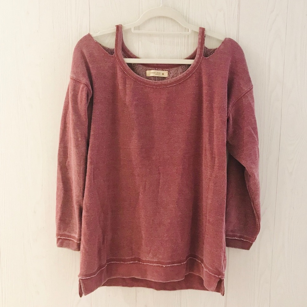 Ocean Drive Peek-A-Boo Sweatshirt